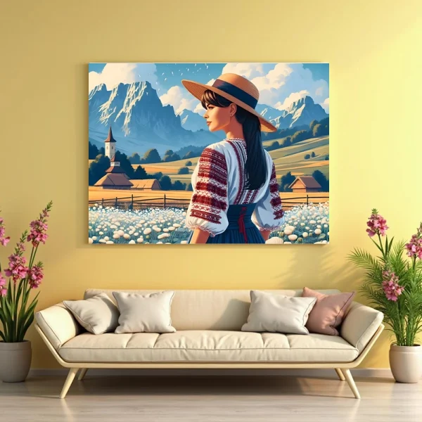Tablou portret de romanca