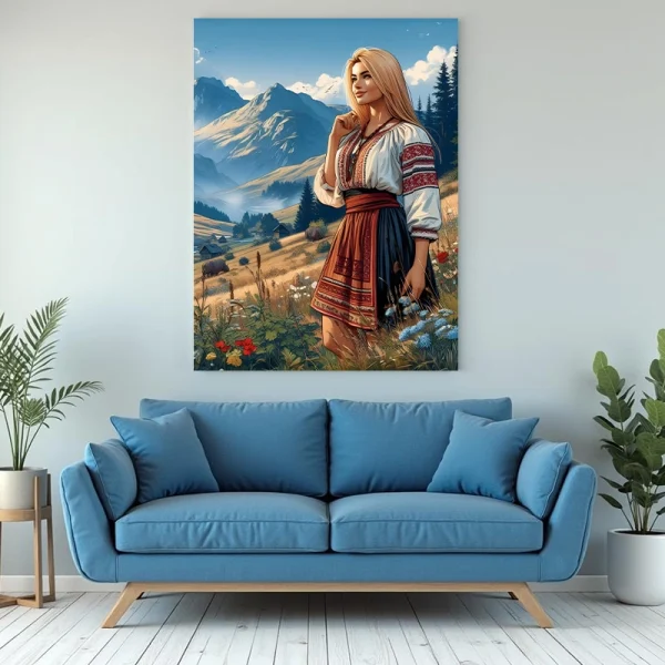 Tablou portret de romanc