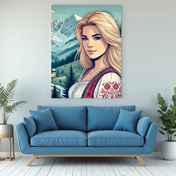 Tablou portret de romanc