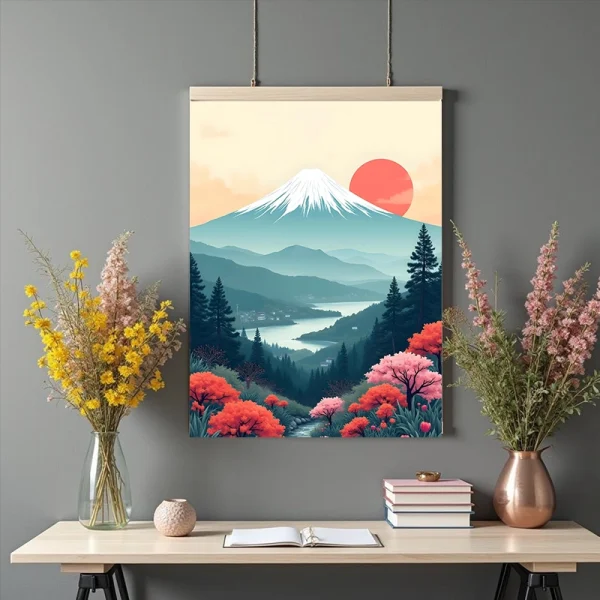 Tablou peisaj japonez