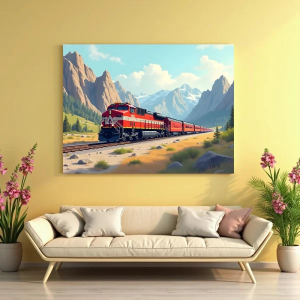 Tablou tren
