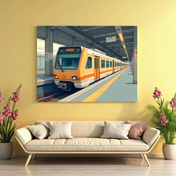 Tablou tren