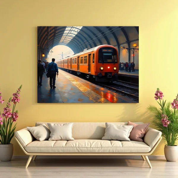 tabloiu canvas tren
