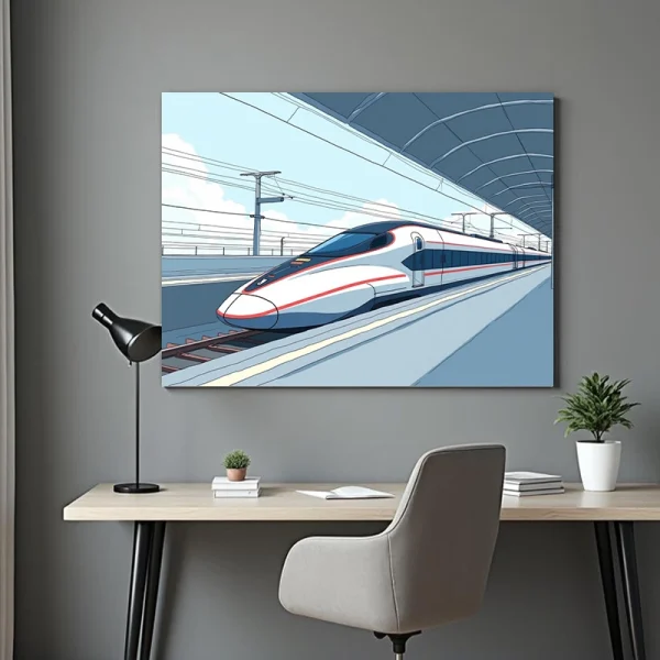 tabloiu canvas tren