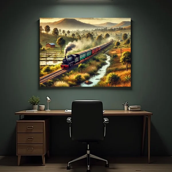 Tablou cu tren