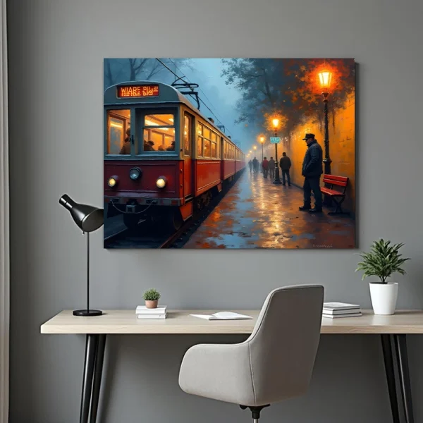 tabloiu canvas tren