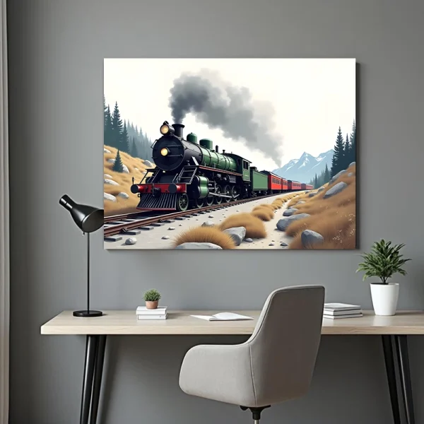 Tablou cu tren
