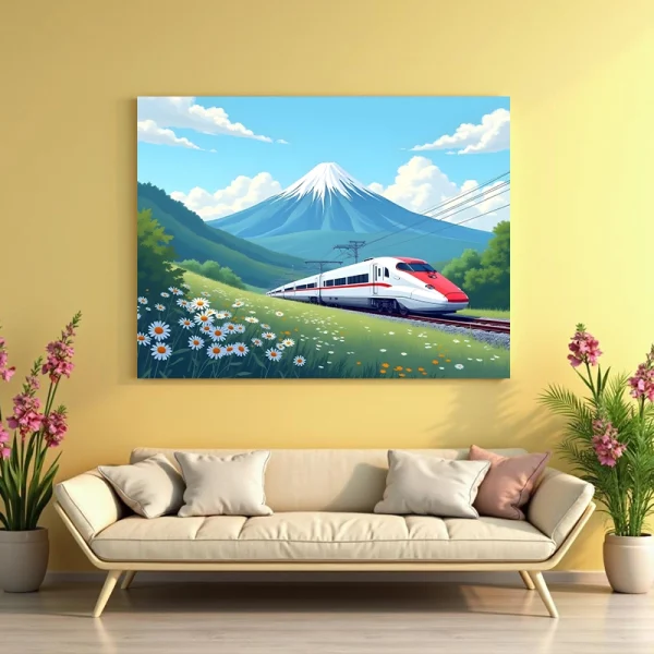 tabloiu canvas tren