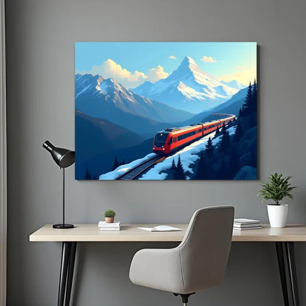 tabloiu canvas tren