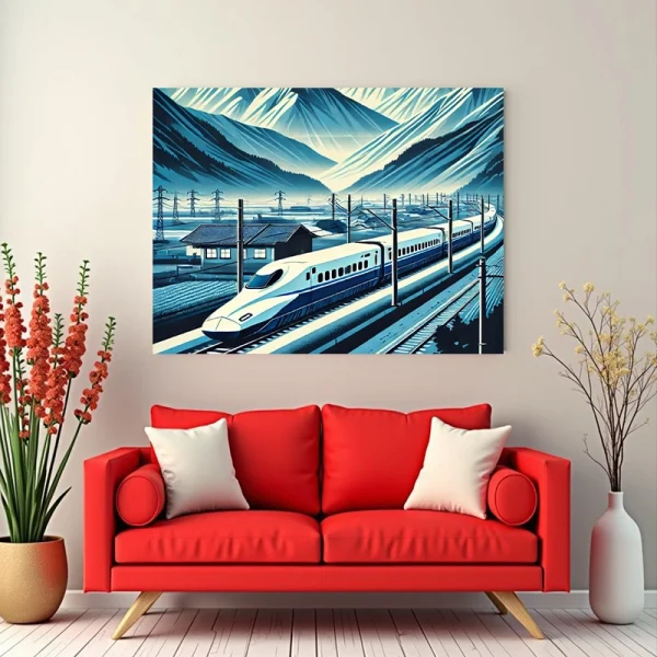 tabloiu canvas tren