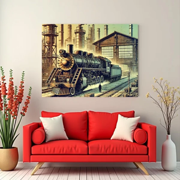 tabloiu canvas tren