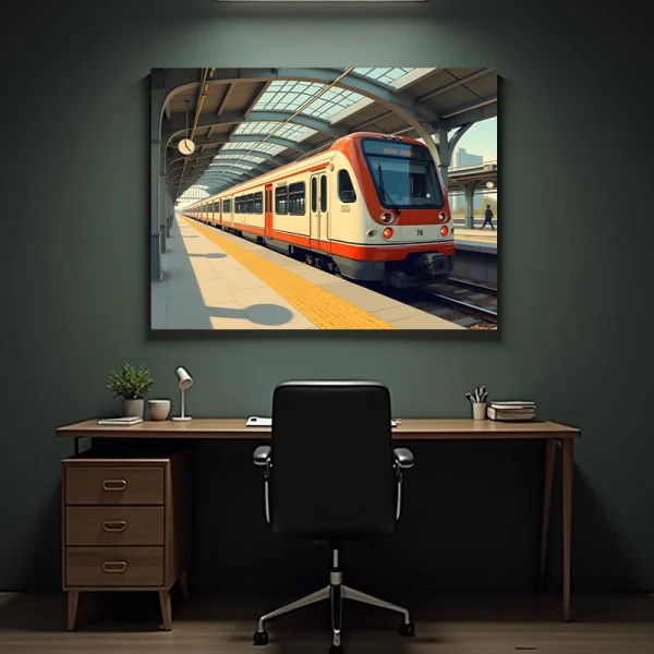 tabloiu canvas tren