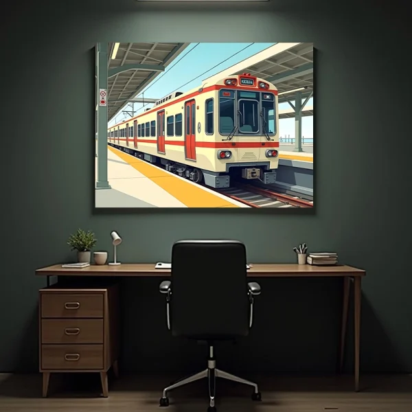 tabloiu canvas tren