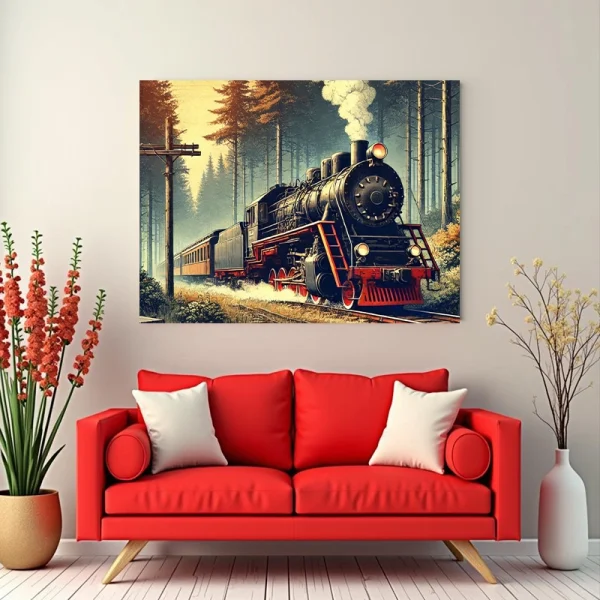 tabloiu canvas tren