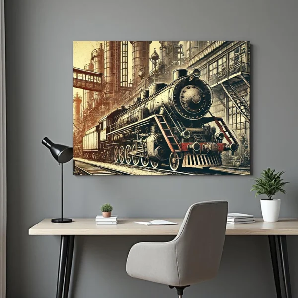 tabloiu canvas tren