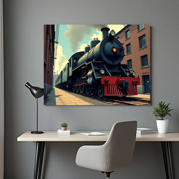 tabloiu canvas tren