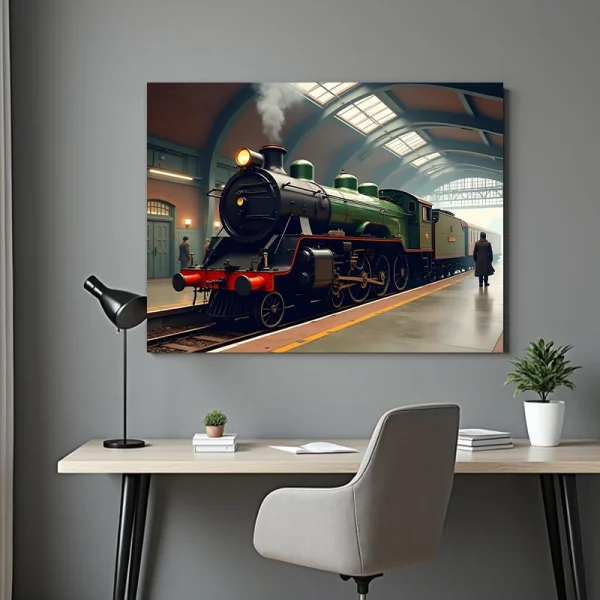 tablou tren