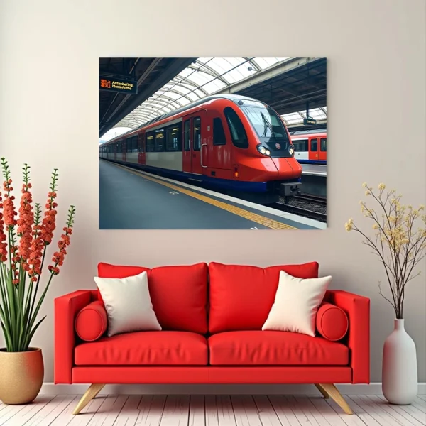 tablou tren