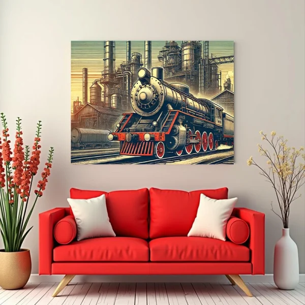 Tablou cu tren
