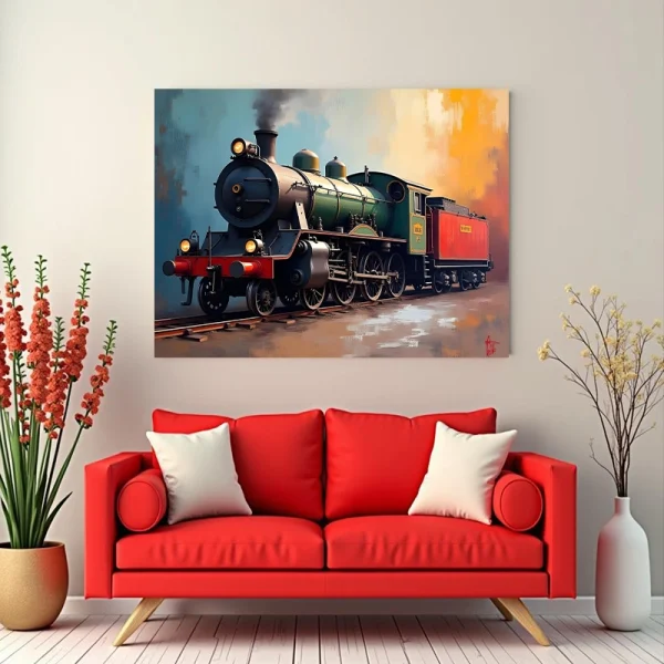 Tablou cu tren