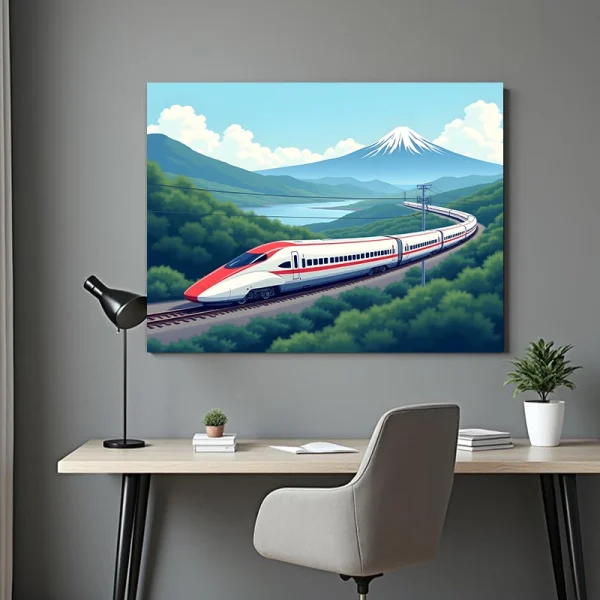 Tablou cu tren