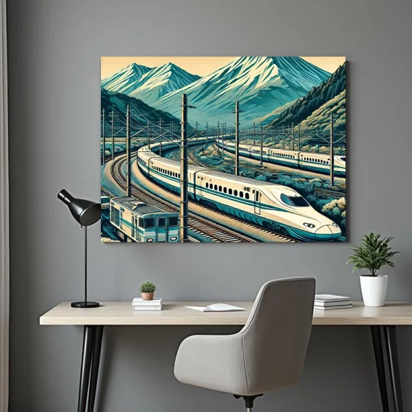 Tablou cu tren