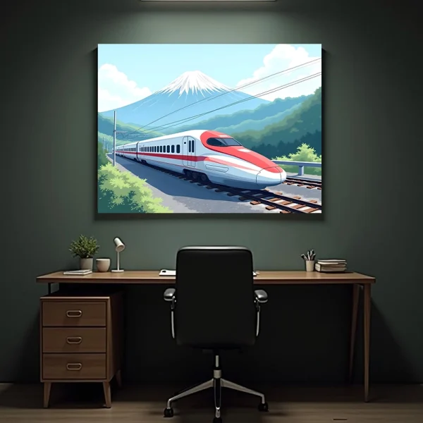 Tablou cu tren