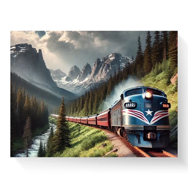 Tablou cu tren