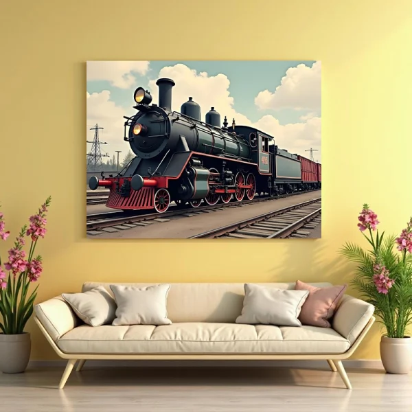 Tablou cu tren