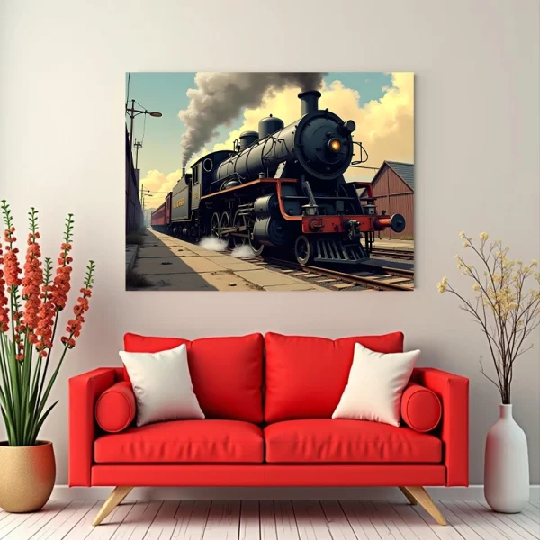 Tablou cu tren