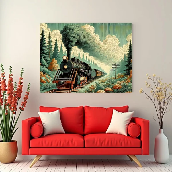 Tablou cu tren