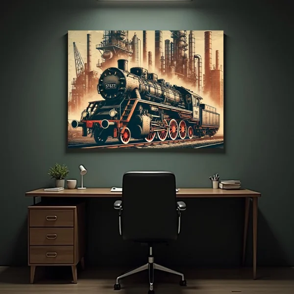 Tablou cu tren