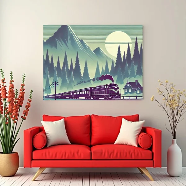 Tablou cu tren
