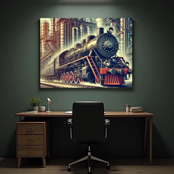 Tablou cu tren