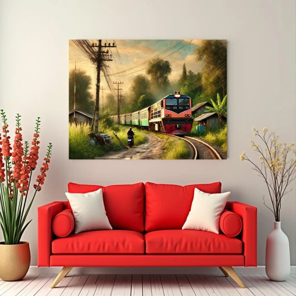 Tablou cu tren