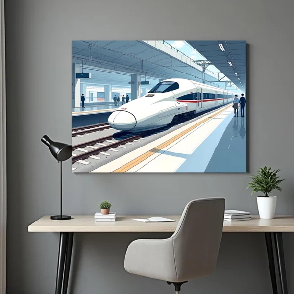 Tablou cu tren