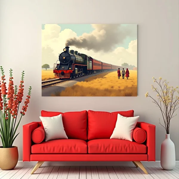 Tablou cu tren