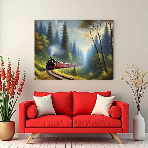 Tablou cu tren
