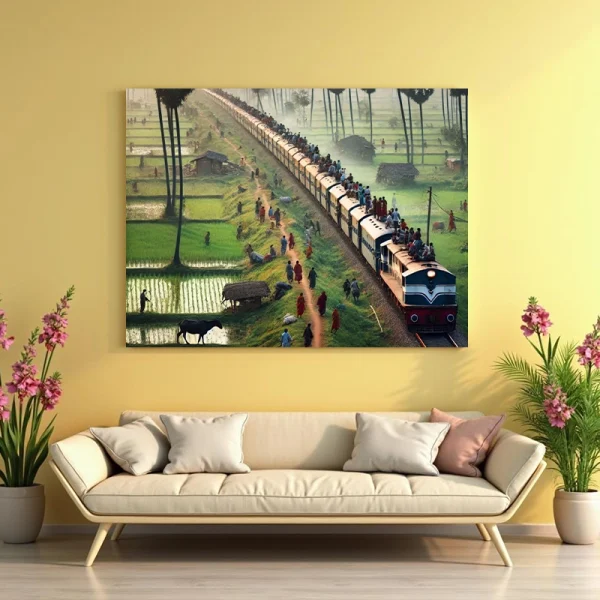 Tablou cu tren