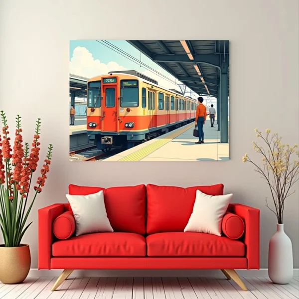Tablou cu tren