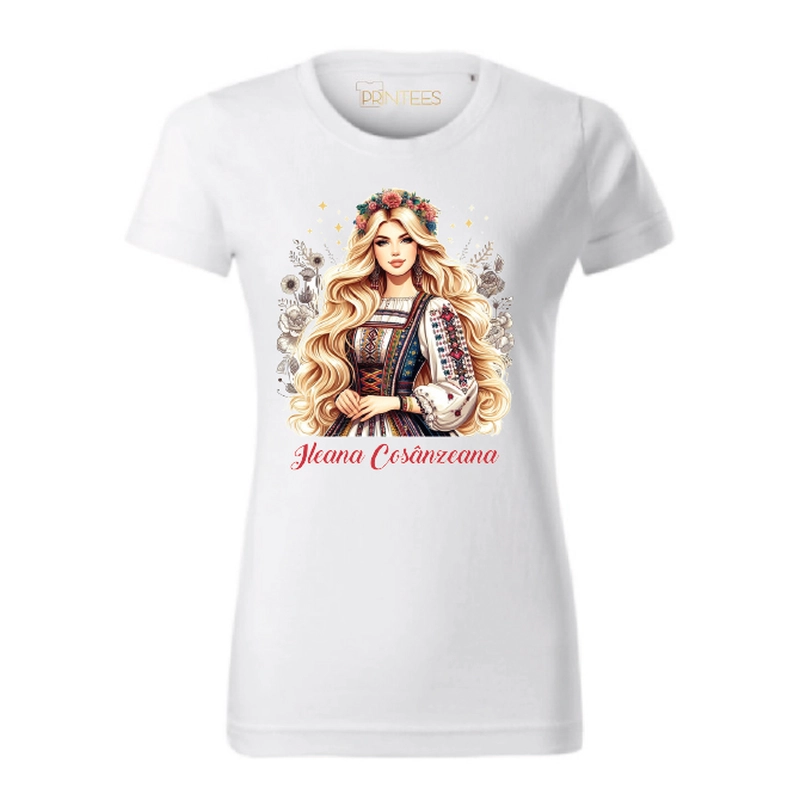 Tricou alb damă - Ileana Cosânzeana
