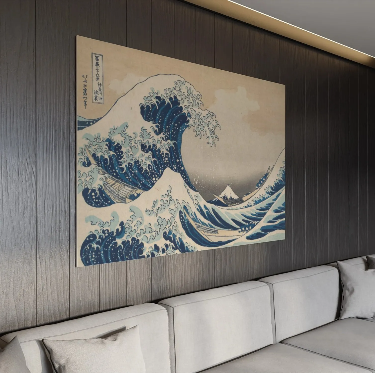 Tablou Marele val de la Kanagawa