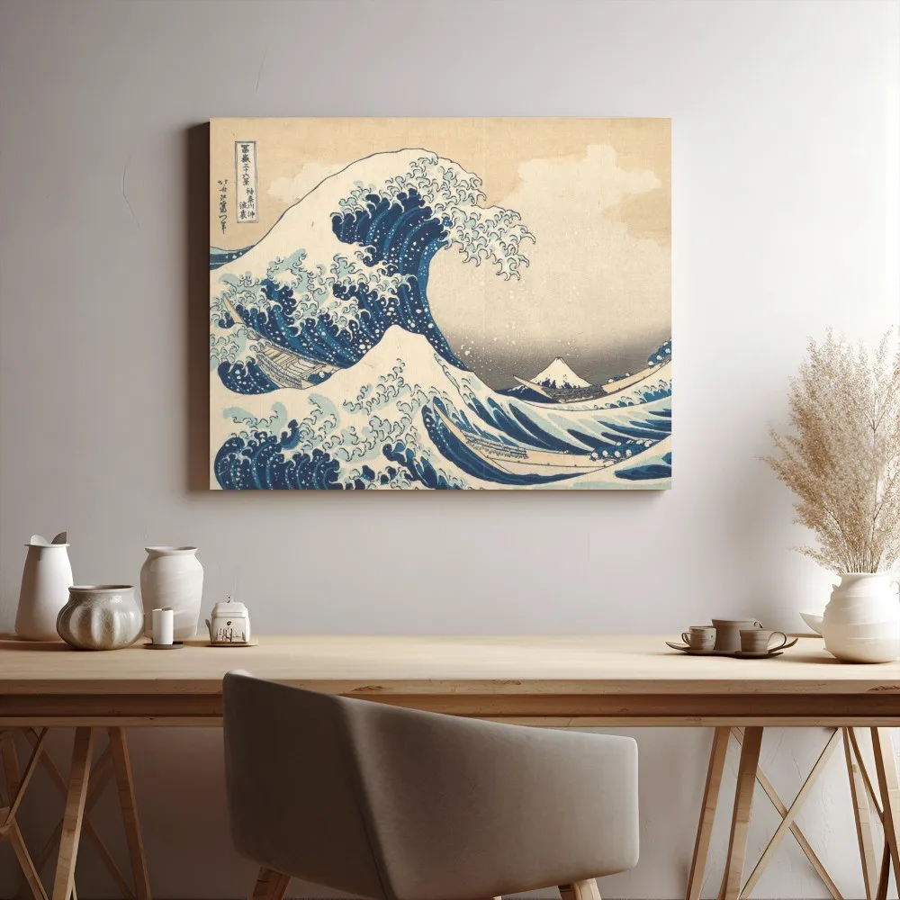 Tablou Marele val de la Kanagawa