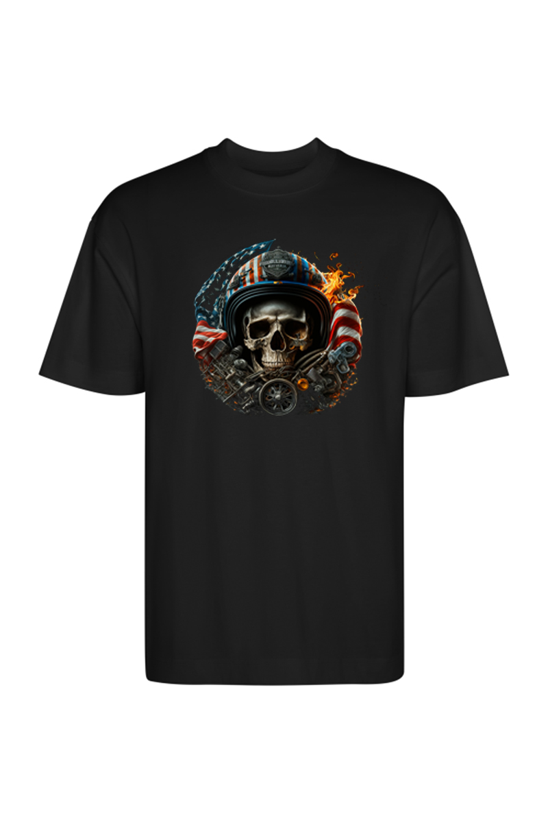Tricou Oversize - American Rider - imagine 3