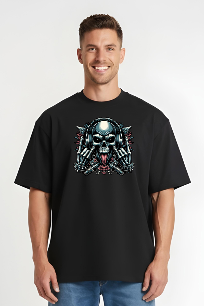 Tricou Oversize - Very Loud Skull