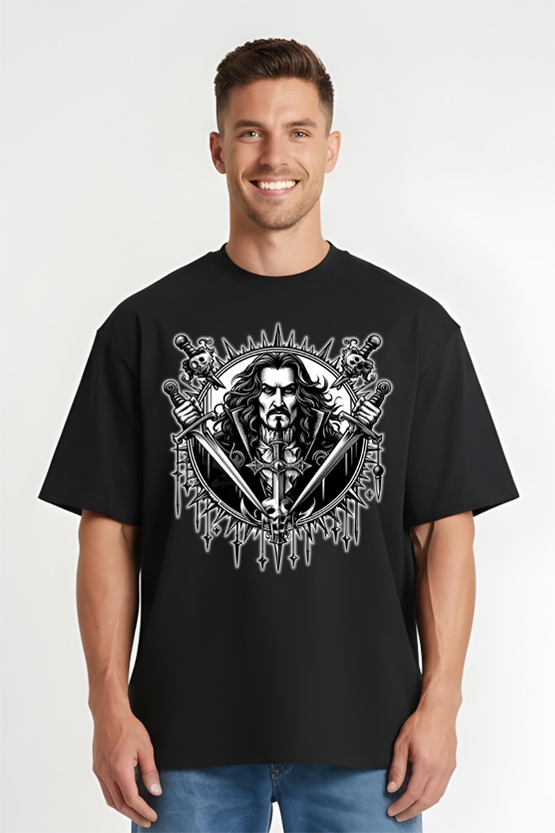 Tricou Oversize - Vlad Țepeș - imagine 4
