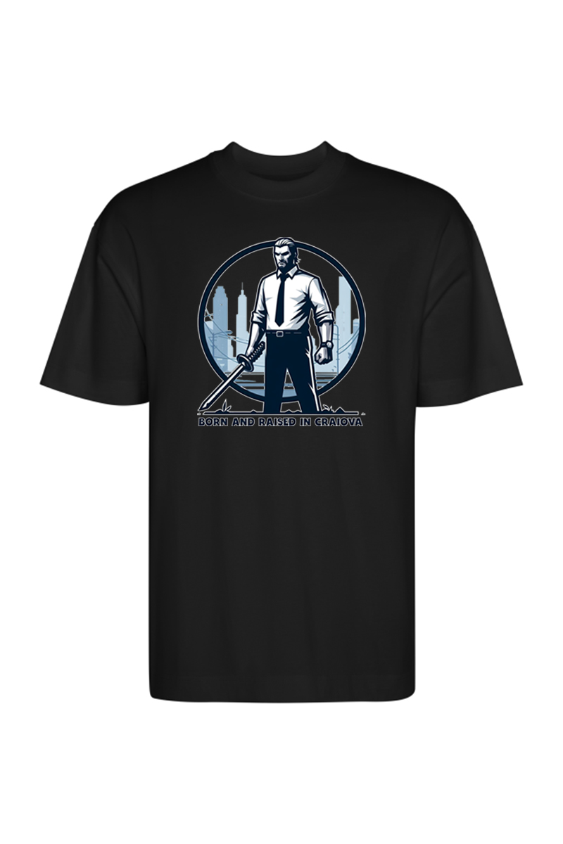 Tricou Oversize - Born And Raised Craiova - imagine 6