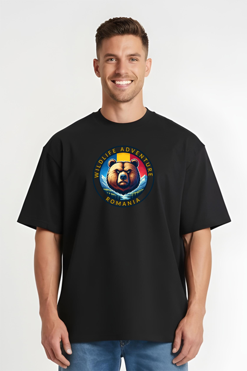 Tricou Oversize - România - Drapel Peste Munți - imagine 7
