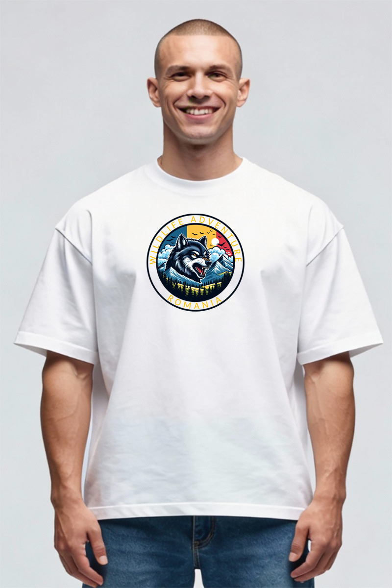 Tricou Oversize - România - Drapel Peste Munți - imagine 10