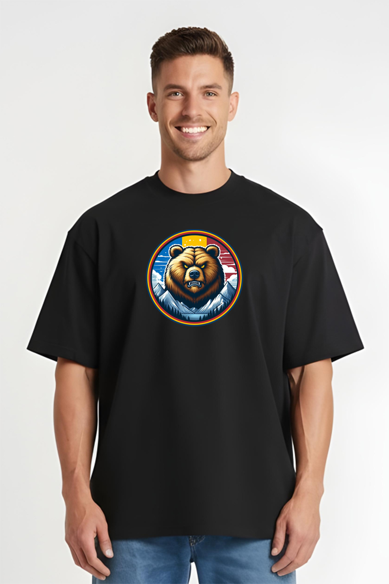 Tricou Oversize - Urs Tricolor - imagine 4